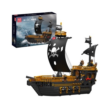 Statek piratów - Klocki 13083 MOULD KING 1288el.