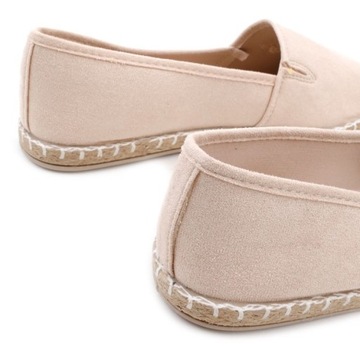 ЖЕНСКАЯ ОБУВЬ ЭСПАДРИЛИ ЛЕГКИЕ СЛИПОНЫ БЕЖЕВЫЕ УДОБНЫЕ