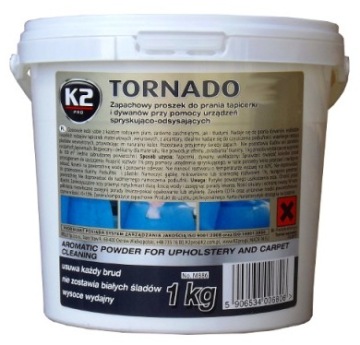 K2 TORNADO PROSZEK - PRANIE TAPICERKI DYWANÓW 1KG