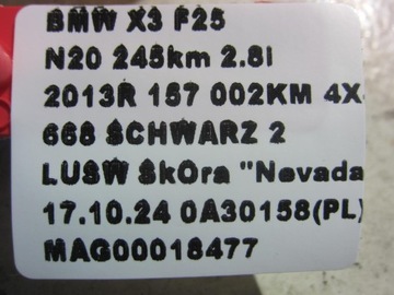 BMW X3 F25 F26 X4 VOLANT KOŽENÁ KŮŽE 6879173 32306879173