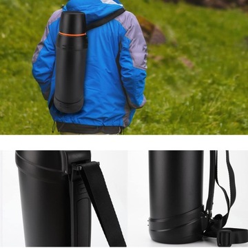 БОЛЬШОЙ ТУРИСТИЧЕСКИЙ ВАКУУМНЫЙ ТЕРМОС ДЛЯ КОФЕ И ЧАЯ 2500МЛ СТАЛЬ