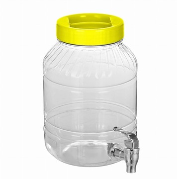 NIETŁUKĄCY SŁÓJ Z KRANIKIEM 5L NAPOJE LEMONIADA WODA SOK