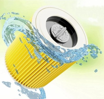 МОЮЩИЙСЯ ФИЛЬТР ДЛЯ ПЫЛЕСОСА KARCHER MV2 MV3 WD2 WD3 SE4001 ФИЛЬТР KARCHER