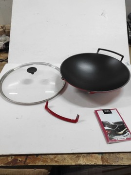 Le Creuset Wok żeliwny emaliowany 36 cm