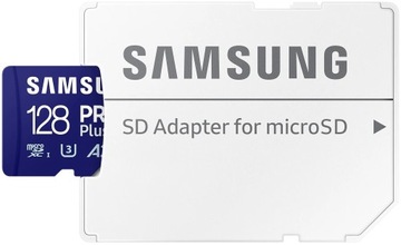 Samsung microSDXC_PRO Plus128 ГБ U3 180 МБ/с +адаптировать