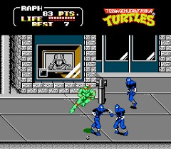 Turtles II: аркадная игра для Nintendo NES