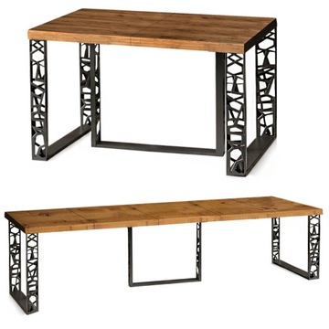 Stół Max rozkładany 130-250 cm gruby do salonu