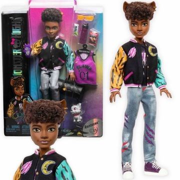 ZESTAW LALKA MONSTER HIGH CLAWD WOLF LALKA CLAWD WOLF + AKCESORIA
