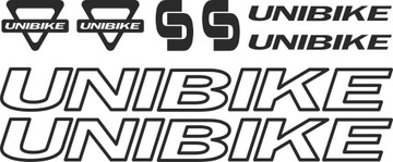 NAKLEJKI zastępcze na rower UNIBIKE KOLORY