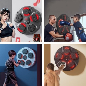 БОКСЕРНЫЙ МАШИНА ЭЛЕКТРОННАЯ МИШЕНЬ ДЛЯ ДЕТЕЙ И ВЗРОСЛЫХ СО СВЕТОДИОДОМ