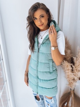 ЖЕНСКИЙ ЖИЛЕТ С КАПЮШОНОМ И РУКАВАМИ, размер. XL