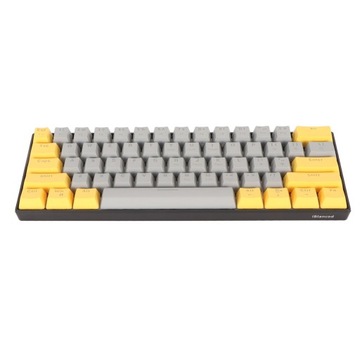 МЕХАНИЧЕСКАЯ КЛАВИАТУРА 60% RGB СЕРЫЙ СВЕТОДИОД
