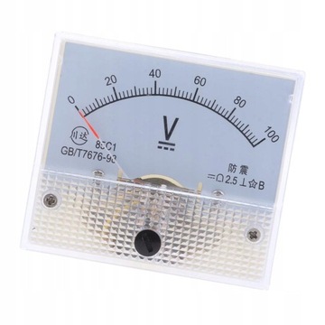 Miernik panelowy Analog V 0-100 V