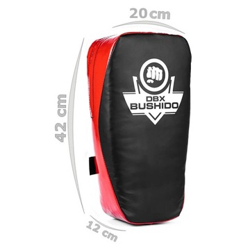 TARCZA TRENINGOWA PAO BOKSERSKA MUAY THAI KICKBOXING KARATE 42X25 BUSHIDO