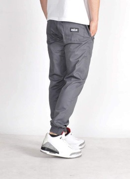 Spodnie M Bossline Cut Jogger Szare joggery