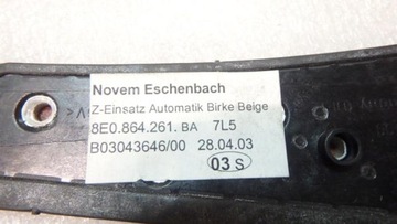 AUDI A4 8E RÁMEČEK ŘAZENÍ 8E0864261BA 7L5