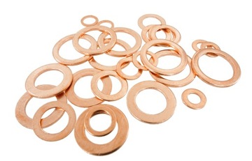 МЕДНЫЕ ШАЙБЫ НАБОР МЕДНЫХ ШАЙБ MIX МЕДНЫЕ УПЛОТНЕНИЯ 150 EL