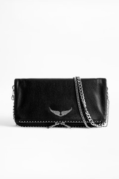 Zadig-Bolso cruzado con cadena de cuero para Muje