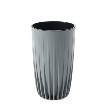 Donica MIRA wysoka śr.30 h51,5cm kol. SZARY