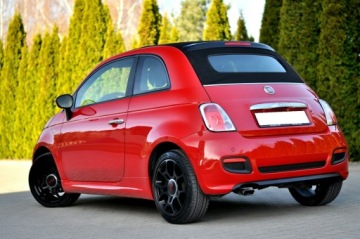 Fiat 500 II CC Seria 1 0.9 TwinAir 85KM 2015 Fiat 500 900 85KM TwinAir Cabrio Klima Pdc, zdjęcie 27