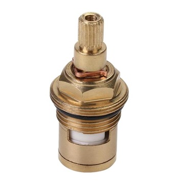 Brass replaceable ceramic insert with plate for