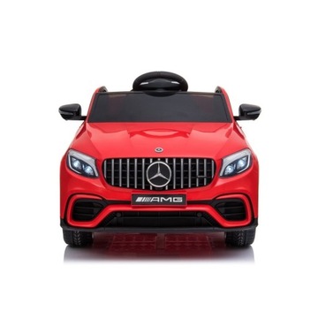 Autko dla dziecka Mercedes GLC Coupe 63S AMG 4x4 Czerwony Akumulator Pilot