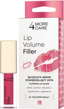 MORE4CARE Lip Volume Filler Błyszczyk-serum powiększający usta juicy pink