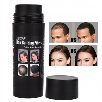 MIKROWŁÓKNA 15g ZAGĘSZCZANIE WŁOSÓW JASNOBRĄZOWY