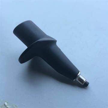 Пластиковая сменная удочка для походов черного цвета.