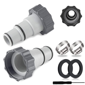 ADAPTER DO WĘŻA INTEX POMPY BASEN PRZEJŚCIÓWKA x2