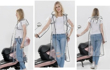 Прозрачный плащ женский плащ велосипедный плащ Regenjas дождевик