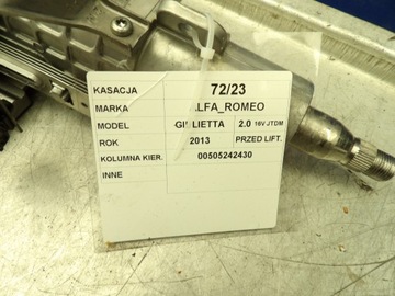 ALFA GIULIETTA SLOUPEC VOLANT OE 00505242430
