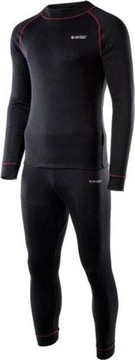 Bielizna Termoaktywna Hi-tec Sorin set black męska XXL