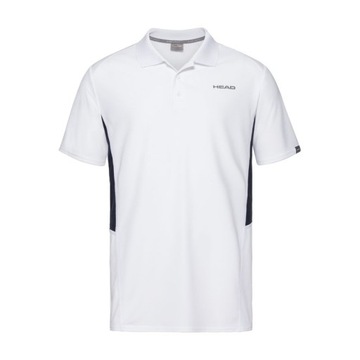 KOSZULKA HEAD CLUB TECH POLO BOY 2020 WH/BL 140