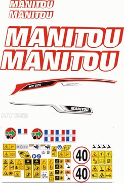 NAKLEJKI NAKLEJKA MANITOU MT 625