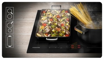 Комплект SAMSUNG NV7B4240VAK+MG23A7318CK+NZ64B5046FK+AURA 55+RS65R544