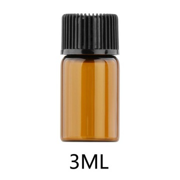 50 шт. янтарная мини-стеклянная крышка с винтовой крышкой для 50 шт. пробок из нержавеющей стали