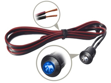 МИГАЮЩИЙ СВЕТОДИОД 12 В ИМИТАЦИЯ СТРАШНОЙ ТРЕВОГИ СВЕТОДИОД