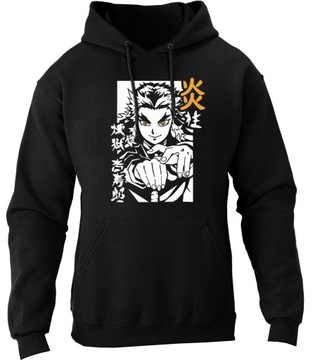 Bluza z kapturem Kyojuro Rengoku Demon Slayer