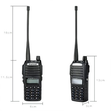 Baofeng EU82X 8W КОННЫЙ ПРИЦЕП SOLID Модернизированный UV-82 PMR446 LONG RANGE