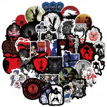 100 sztuk fajne DEATH NOTE naklejki Anime wodoodp LOL8661