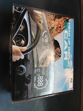 ДИСПЛЕЙ СВЕТОДИОДНЫЙ ЖК-ПРОЕКТОР A8 HUD OBD2 5,5 ДЮЙМОВ ПРОДОЛЖЕННЫЙ ДИСПЛЕЙ ЧАСОВ