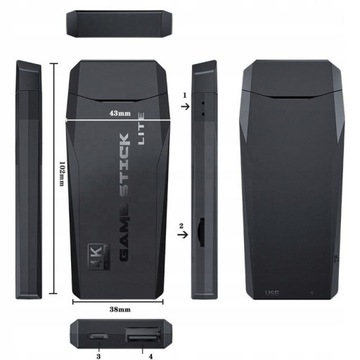 Игровая консоль, игровые контроллеры, 10 000 игр.