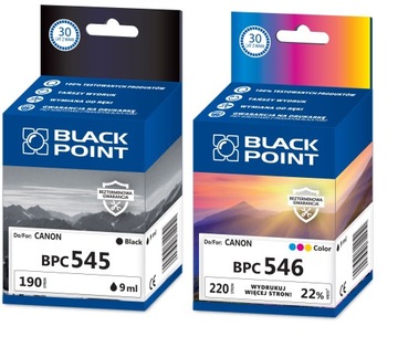 Tusze do Canon 545 546 komplet Canon TS3150 MG2550