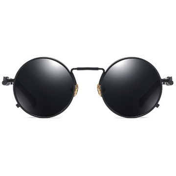 Солнцезащитные очки-ленонки РЕТРО КРУГЛЫЕ ПОЛЯРИЗОВАННЫЕ женские мужские