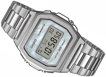 NOWY ZEGAREK CASIO A1000D-7EF VINTAGE PREMIUM CYFROWY LED MASA PERŁOWA +BOX