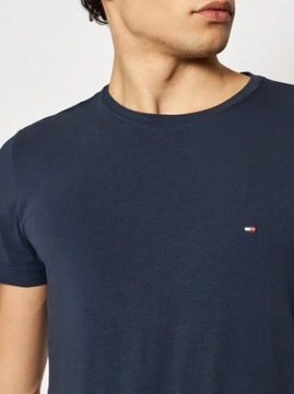 TOMMY HILFIGER MĘSKI T-SHIRT GRANATOWY L 1SPG