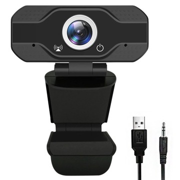KAMERA KAMERKA INTERNETOWA NAUKA ZDALNA MIKROFON WEBCAM DO SKYPE LEKCJI