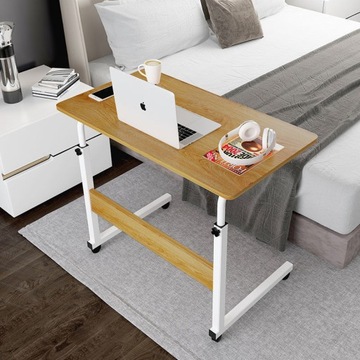 СТОЛ ДЛЯ НОУТБУКА НА КОЛЕСАХ МОБИЛЬНЫЙ СТОЛ С РЕГУЛИРУЕМОЙ ПО ВЫСОТЕ