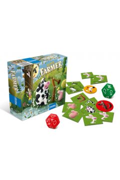 PLANSZÓWKA DLA SIEDMIOLATKÓW SUPER FARMER GRANNA IDEALNA GRA NA 7 LAT